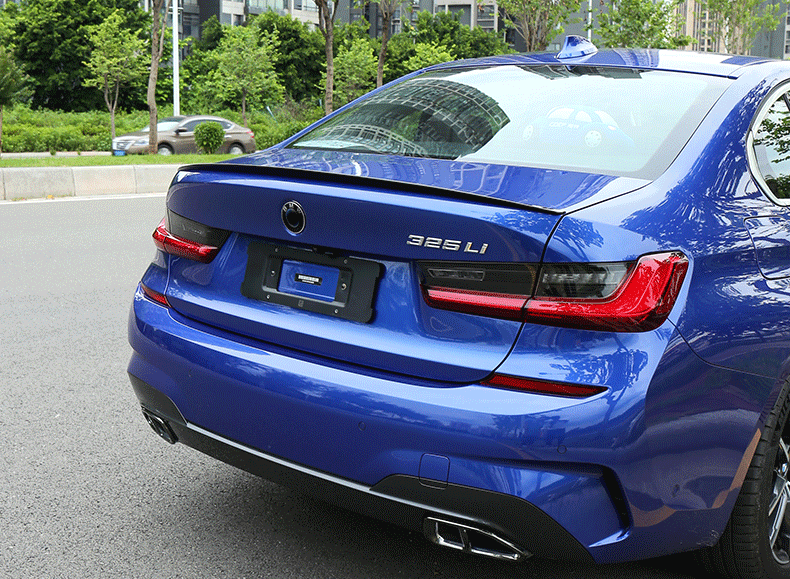 2021款宝马3系尾翼改装适用于320li325li三系曜夜原厂升级外观套件
