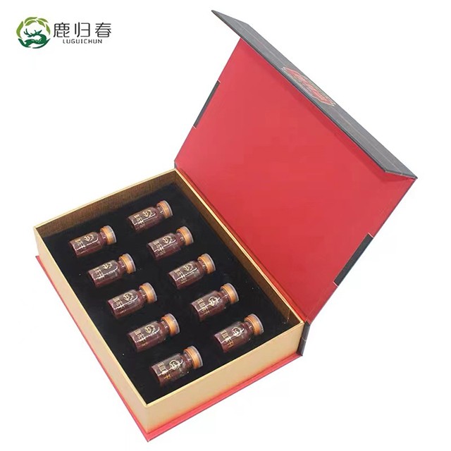 鹿归春鹿茸血冻干粉男性口服滋补品1g*10/盒 鹿茸血冻干粉一盒装