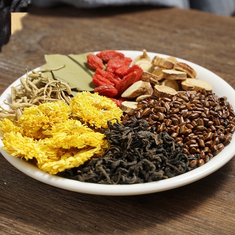 仁和潽园菊花决明子茶牛蒡根金银花枸杞桂花大麦牛蒡根蒲公英组合花草