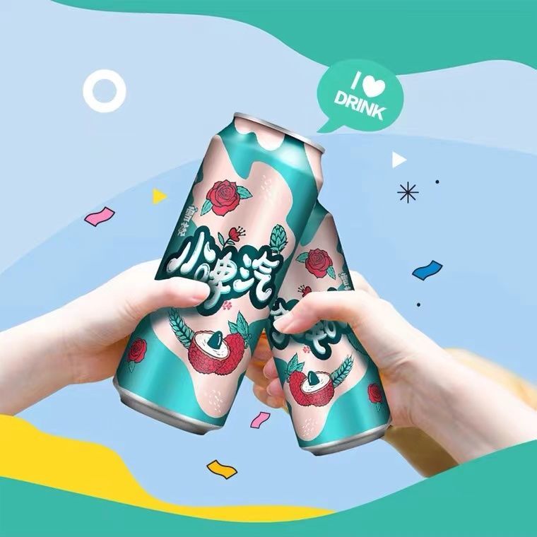 雪花小脾气啤酒 500ml 荔枝味碳酸饮料啤酒风味 荔枝味 500ml*2罐