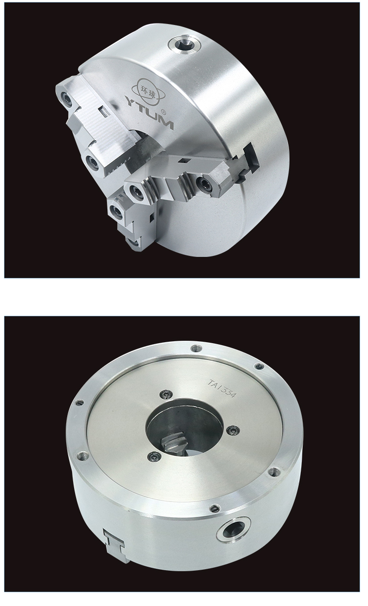 三爪卡盤250三爪自定心100125130200320數控車床夾盤夾頭k11500d