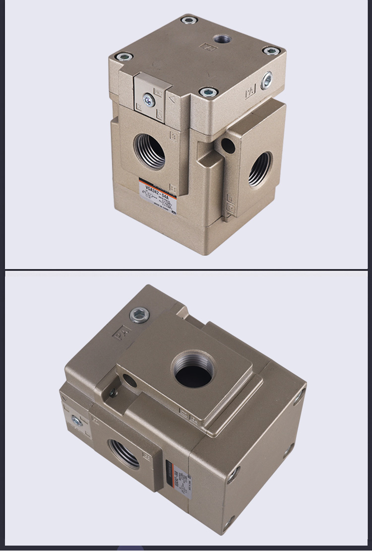 二位三通气动大流量电磁阀真空低压先导式气阀vgavg3424g04vga34210气