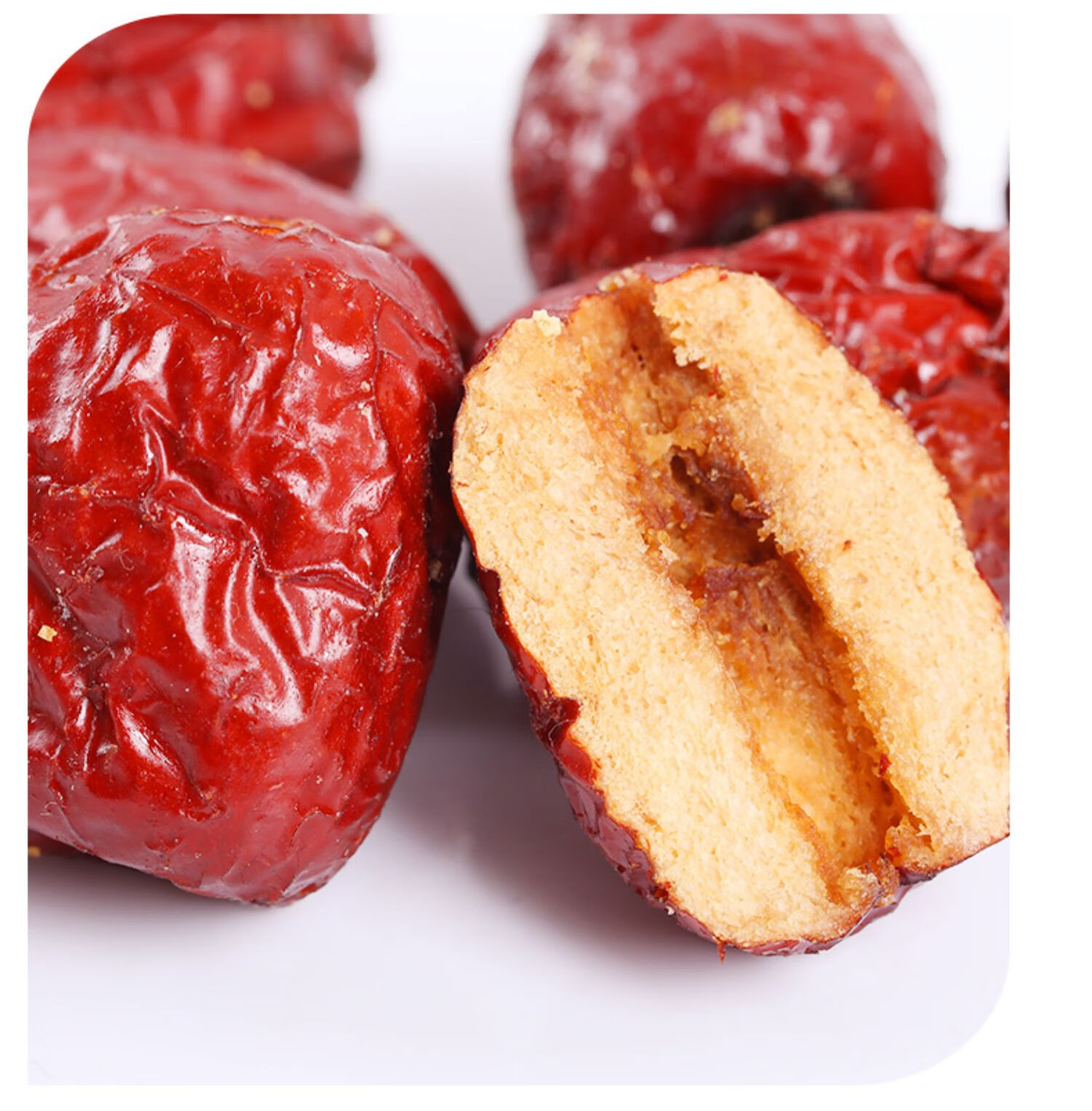 fghgf脆枣无核酥脆红枣干新疆和田灰枣香酥若羌烘干无油即食零食香酥