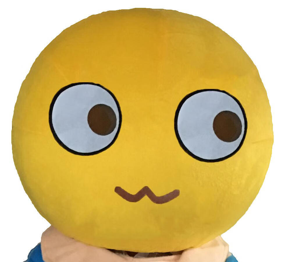 暴走漫画头套 qq表情包人偶服装头套卡通玩偶服表演道具求婚 亲亲