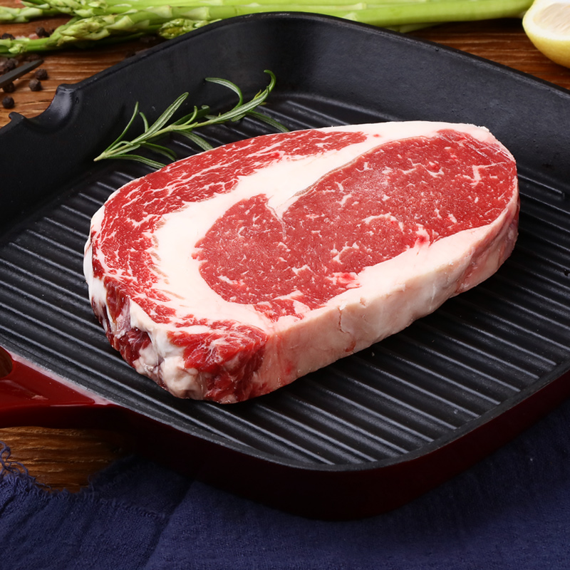 赣香婆 澳洲进口谷饲黑安格斯眼肉肉眼肋眼牛排原切厚切新鲜整条 5斤