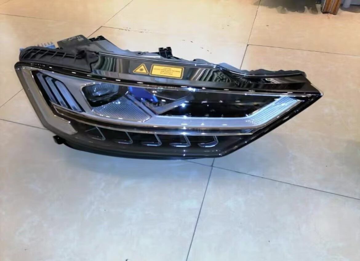 适用18-22款奥迪a8矩阵大灯总成低配升高配led激光前车灯oled尾灯