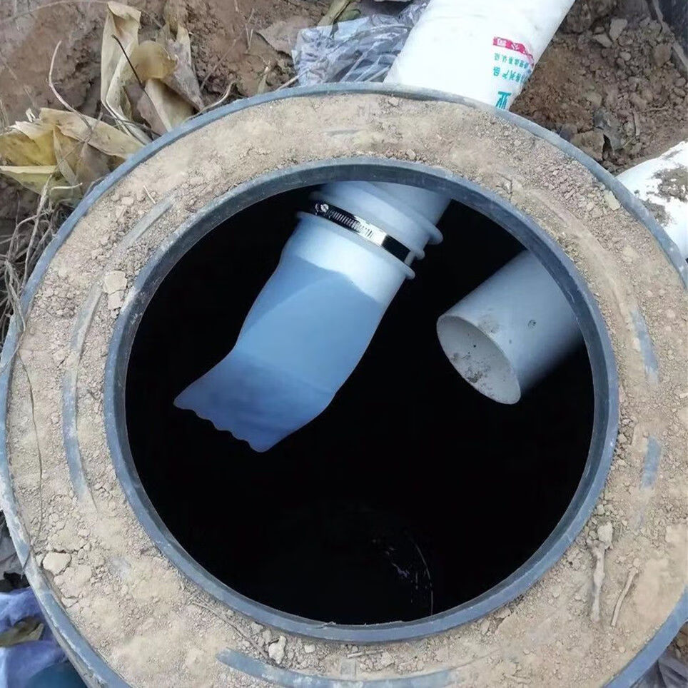 惠利得110管160下水管道75pv50排水管外套硅胶芯农村化粪池排污防臭