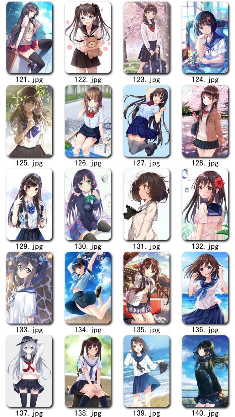 礼之意 制服动漫jk卡贴定制二次元可爱校园学生饭卡公交通diy 照片