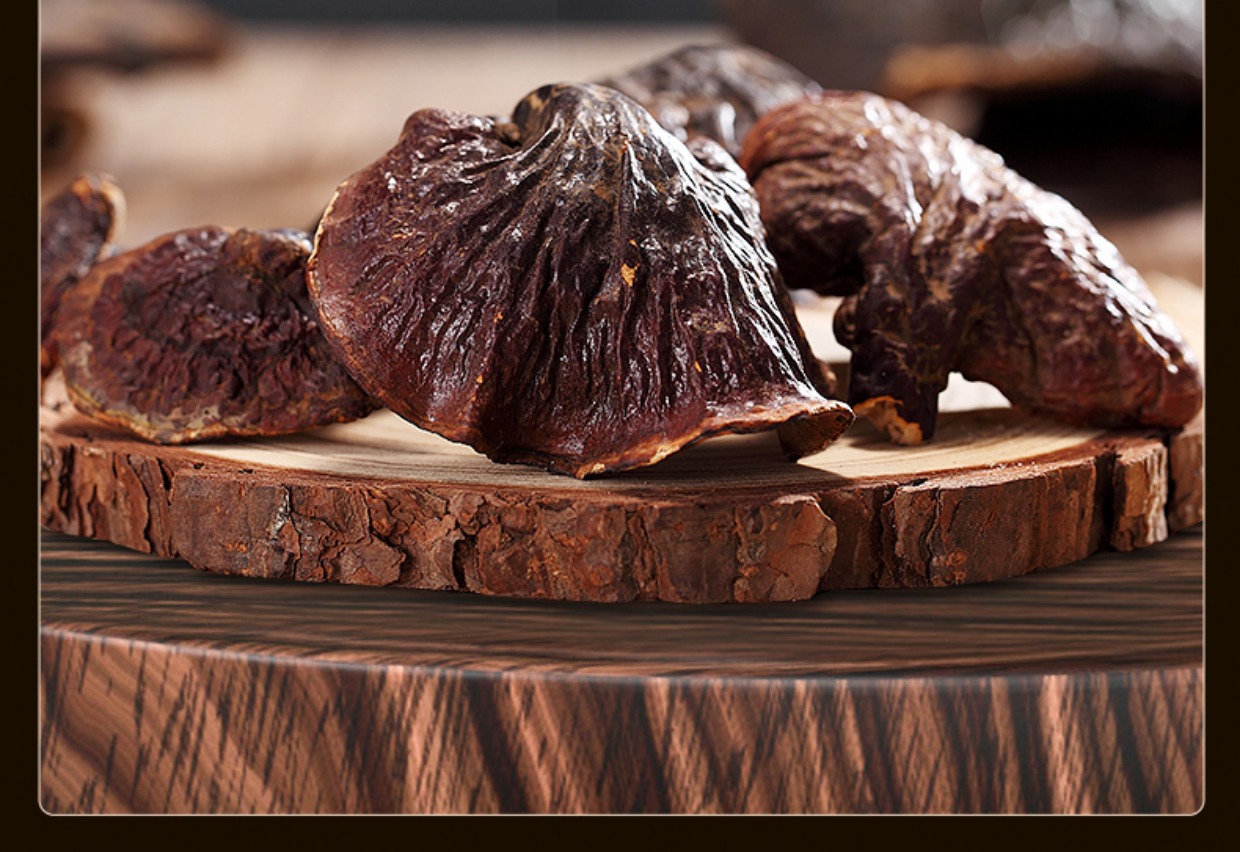 正宗特级西藏自治区野生干货切片赤灵芝250克送礼礼盒装