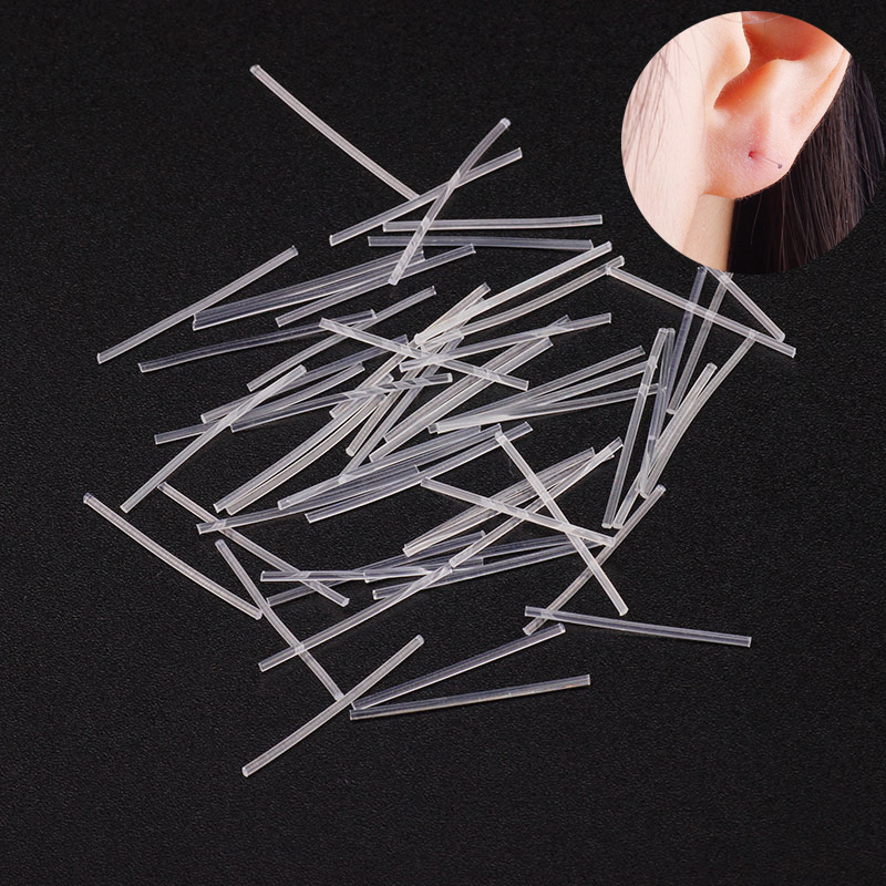 塑料耳棒防堵耳棍耳钉气质硅胶耳针防塞简约女养耳洞耳钉耳饰200直棒