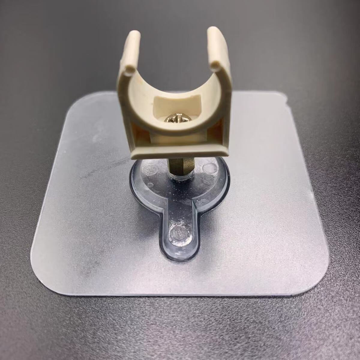 天然气管道固定卡子免打孔离墙管卡粘贴加长款可调管夹固定进水水管贴