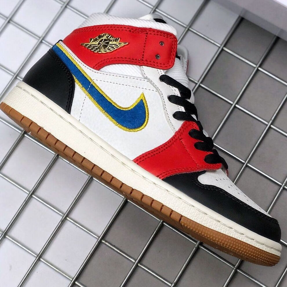 耐·克ni·keaj1小喜庆金属飞翼休闲运动板鞋男女气垫实战篮球鞋dc