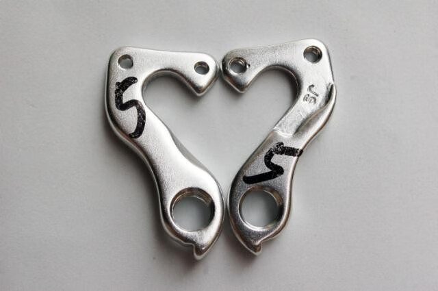 2021新款自行车挂钩吊耳山地车公路车吊勾后拨变速器吊耳车架尾勾4号