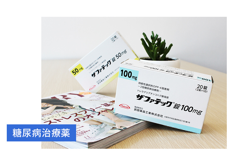 日本武田製藥二型糖尿病藥曲格列汀琥珀酸鹽片緩解血糖糖尿病人服用2