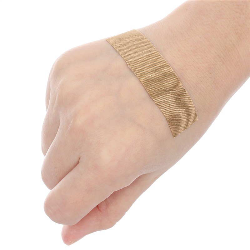 海氏海诺创可贴止血创口贴医用家用ok绷弹力型100片盒1盒装