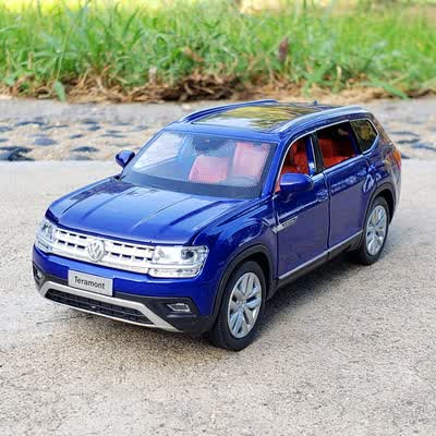 途昂途锐车模大众途观合金汽车模型原厂仿真金属车模收藏摆件回力玩具
