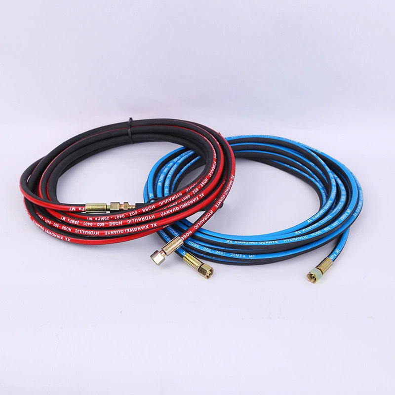 uvekim高压钢丝氧气双色焊割管工业用6mm气割软管乙炔煤气管耐磨耐烫