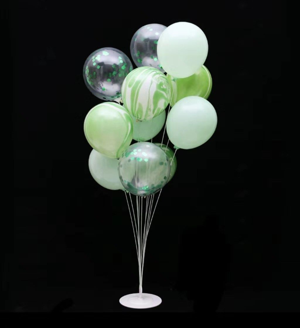 地飘气球落地开业生日汽球装饰派对支架立柱野餐婚房结婚场景布置15米