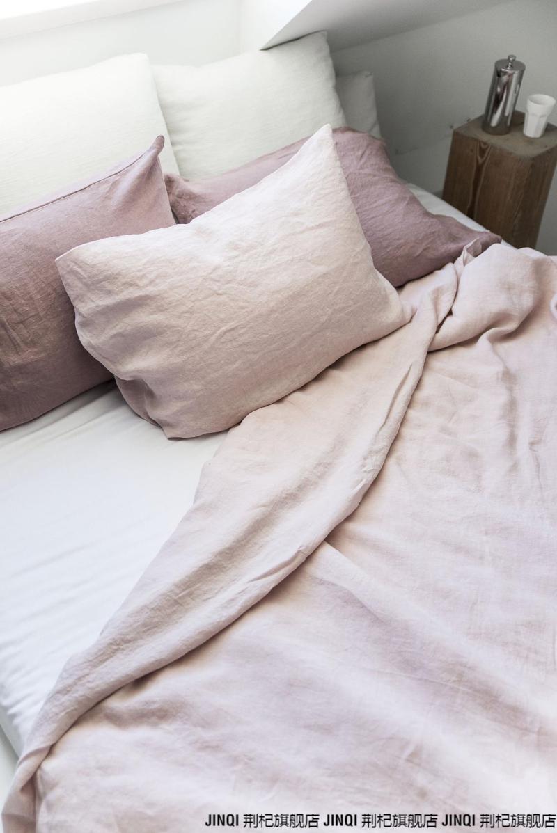 亚麻床单纯亚麻 法国纤维水洗纯亚麻床单麻布床上用品舒适透气可定制
