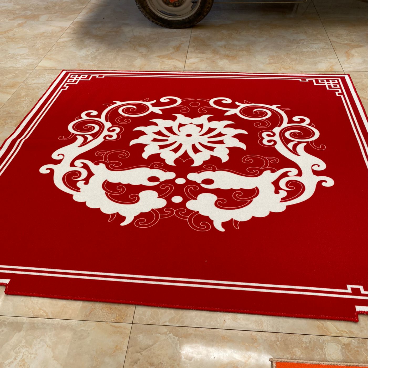 定制广告酒店宾电梯星期轿厢商用店铺门口开业红地毯欢迎光临地毯垫