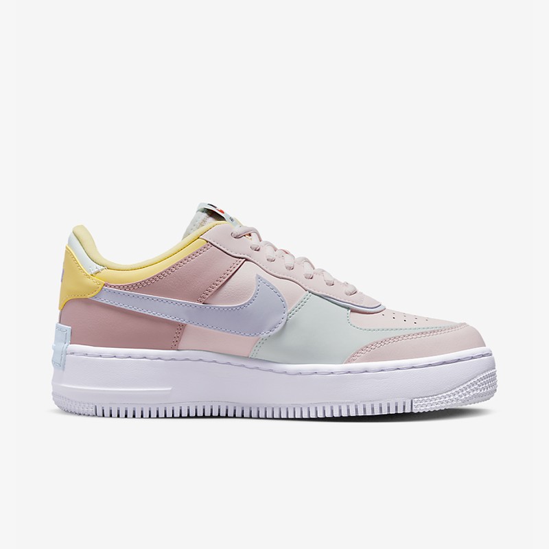 耐克nike女鞋air force 1空军一号af1低帮马卡龙黄粉紫休闲板鞋 ci