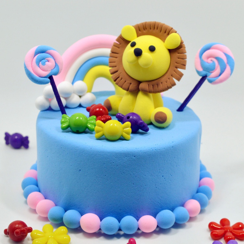 定制超轻粘土diy甜品蛋糕儿童手工制作彩泥橡皮泥仿真材料包套装玩具
