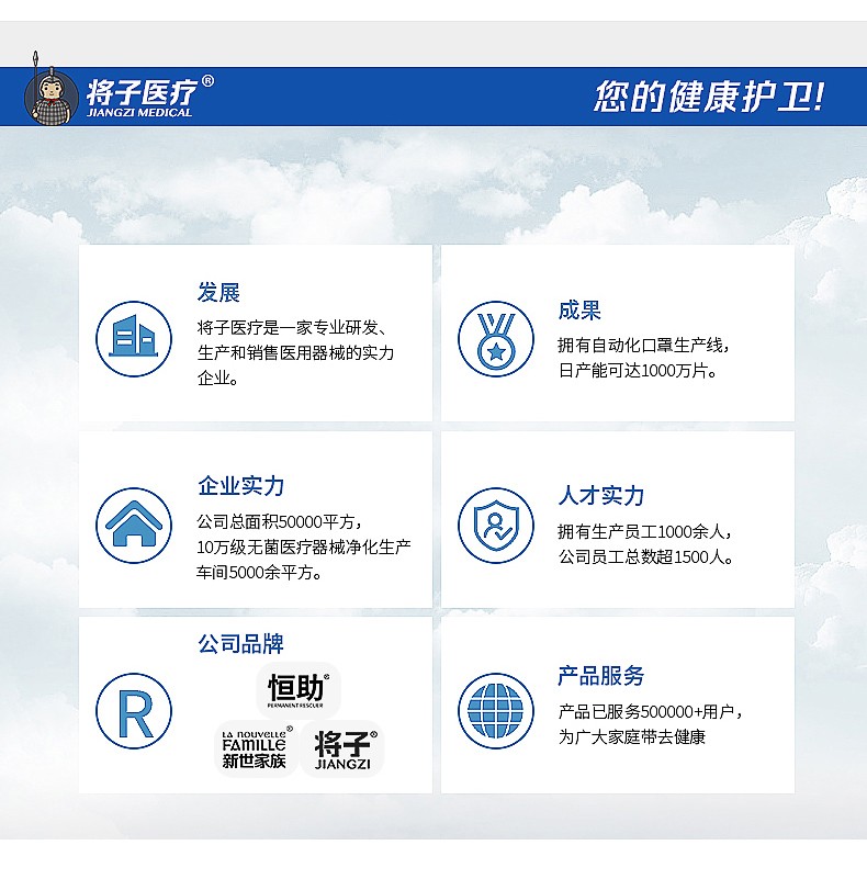 88322-恒助医用外科口罩医用儿童口罩一次性外科口罩 卡通50片(鱼人公主非独立)-详情图