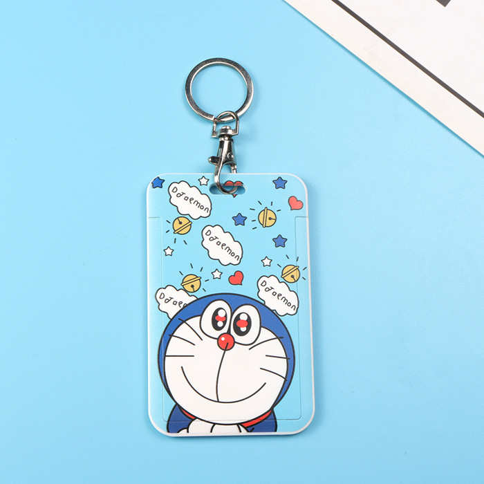 幼儿园接送卡学生证件套校园饭卡门禁少女公交卡卡通硬壳卡套长绳