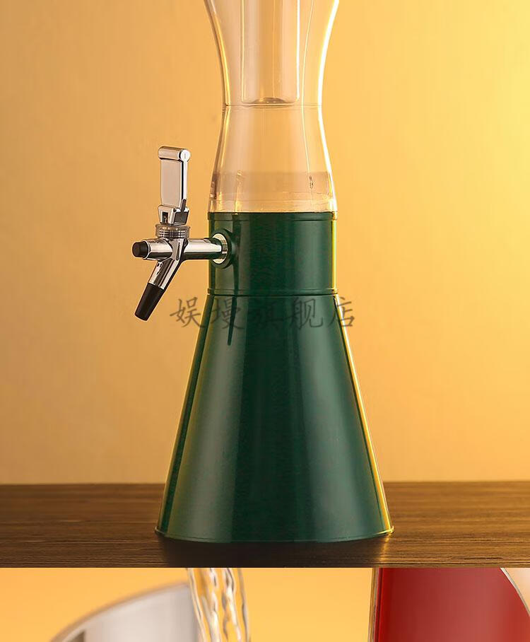 pivo 百威酒炮3升商用扎啤酒炮酒吧ktv百威分酒器带龙头啤酒桶时尚