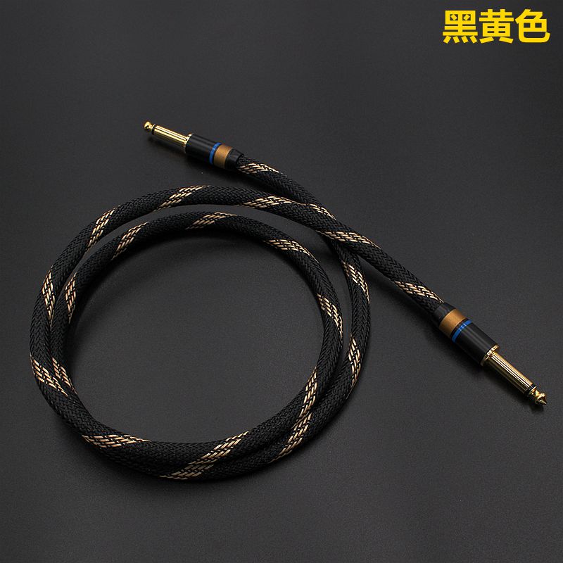 6.5mm公对公音频线发烧功放调音台电吉他ts6.