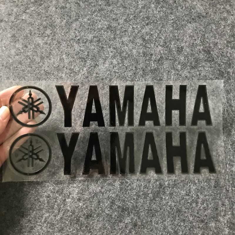 适用于摩托车贴纸雅马哈yamaha车标logo字母贴反光防水贴改装配件车