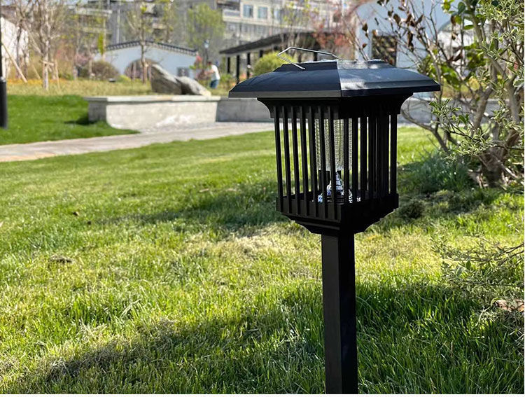 太阳能灭蚊灯家用庭院户外杀虫灯灭蚊器室外花园草坪驱蚊灯商用太阳能