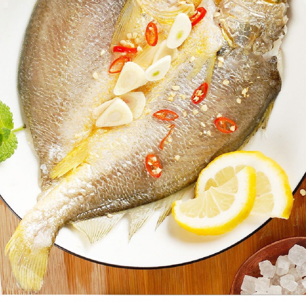 开背大黄鱼鲞咸鱼黄花鱼干新鲜冷冻水产鲜鱼海鲜免杀洗即烹饪 开背大