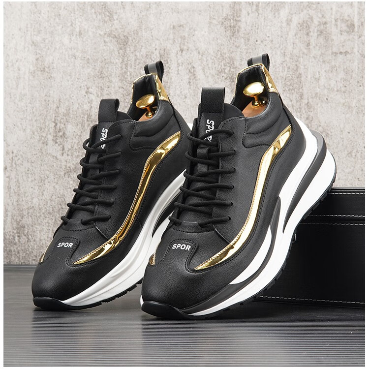 trend tiger高端轻奢品牌休闲鞋男中青年秋冬新款男鞋秋季新款百搭内