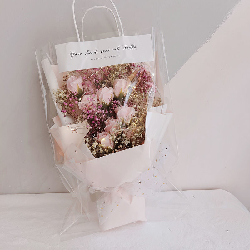 爱满aiman满天星干花小花束生日七夕情人节礼物送人送闺蜜同学朋友