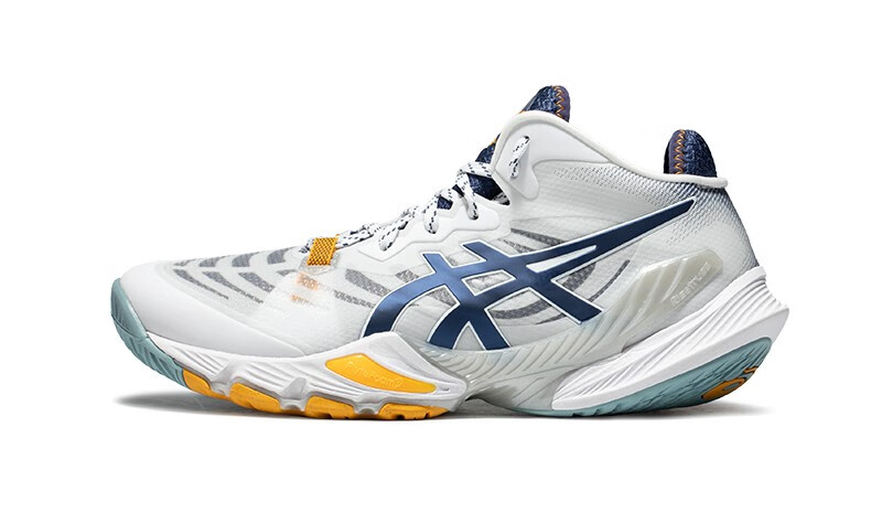 asics亚瑟士2022新款男时尚透气排球鞋metarise制胜球场球鞋 白色