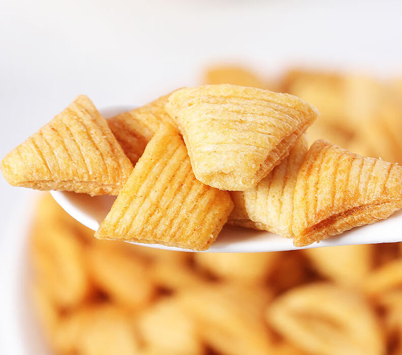 吃货锅巴整箱牛角尖休闲食品散装香脆零食小吃 牛角脆500g*1箱【图片