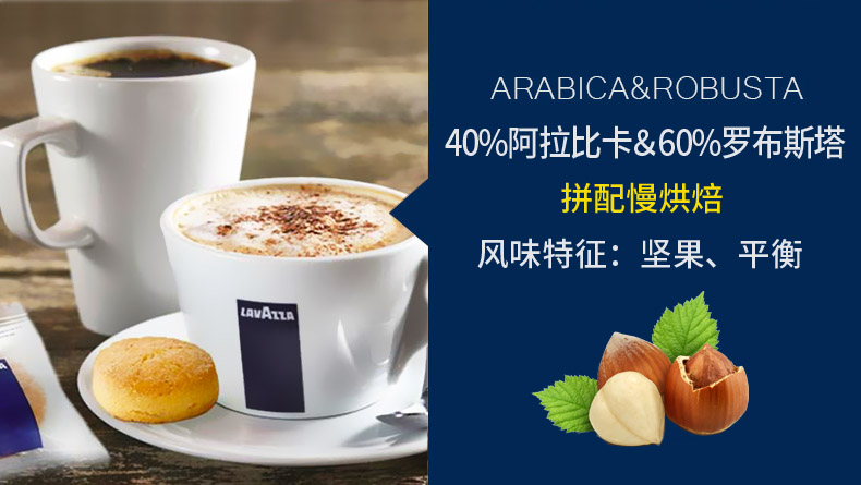 38节5折意大利lavazzacrema拉瓦萨咖啡豆意式醇香1kg代磨手冲中等粗细