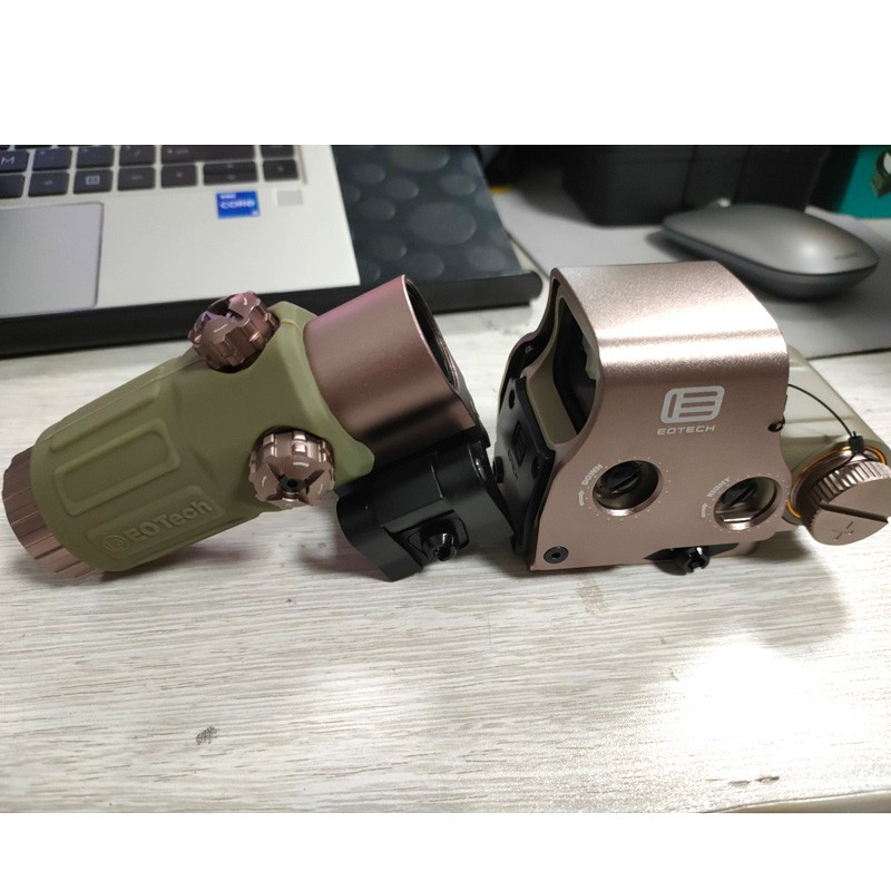 558全息红色菠萝镜可调红绿光四变点4-16倍镜喷火猪配件3 3-9倍 默认