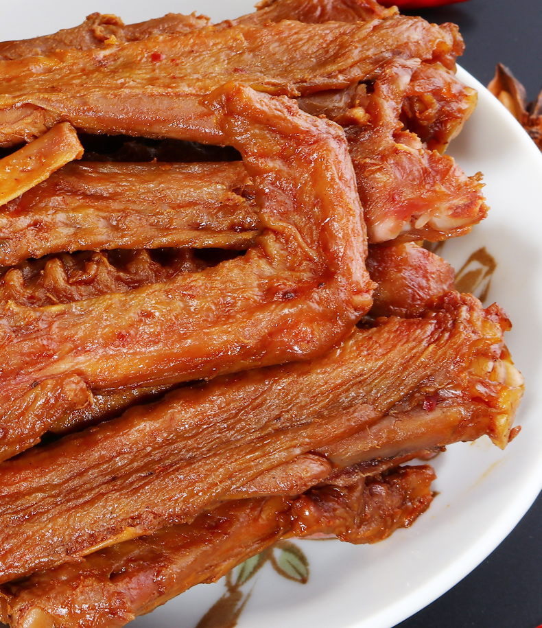 童胖子酱板鸭翅香辣味湖南常德特产真空装风干卤味休闲零食即食小吃