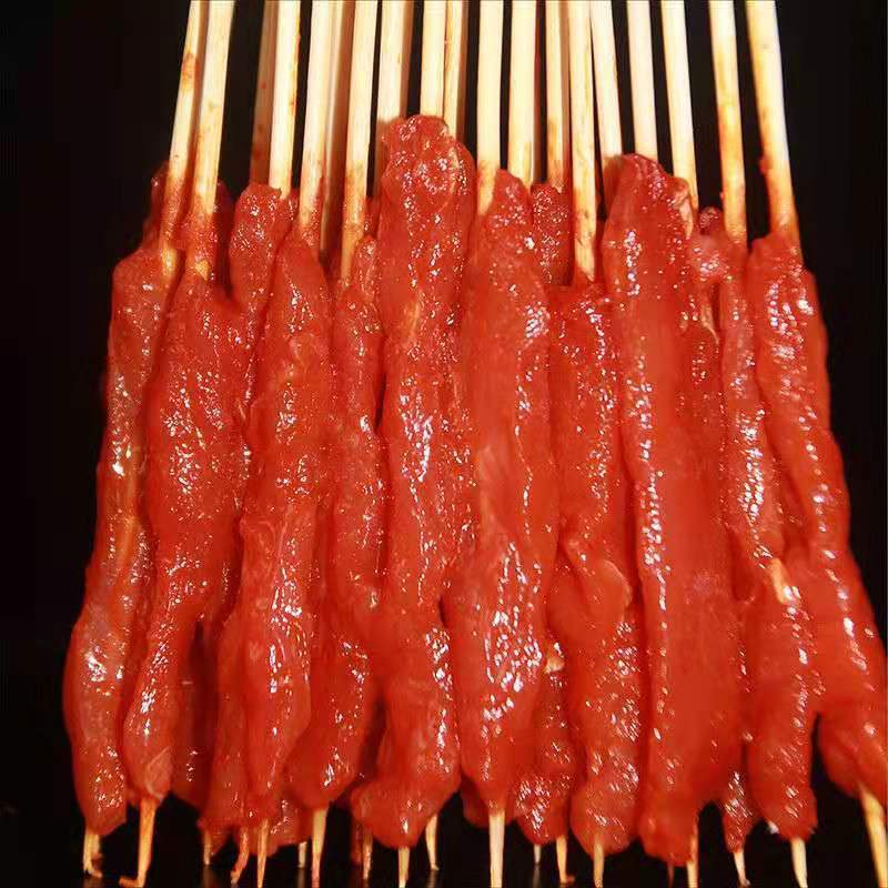 fghgf顺丰速运牛肉风味手把串300串牛肉小串夺命小串烧烤串铁板串冷冻