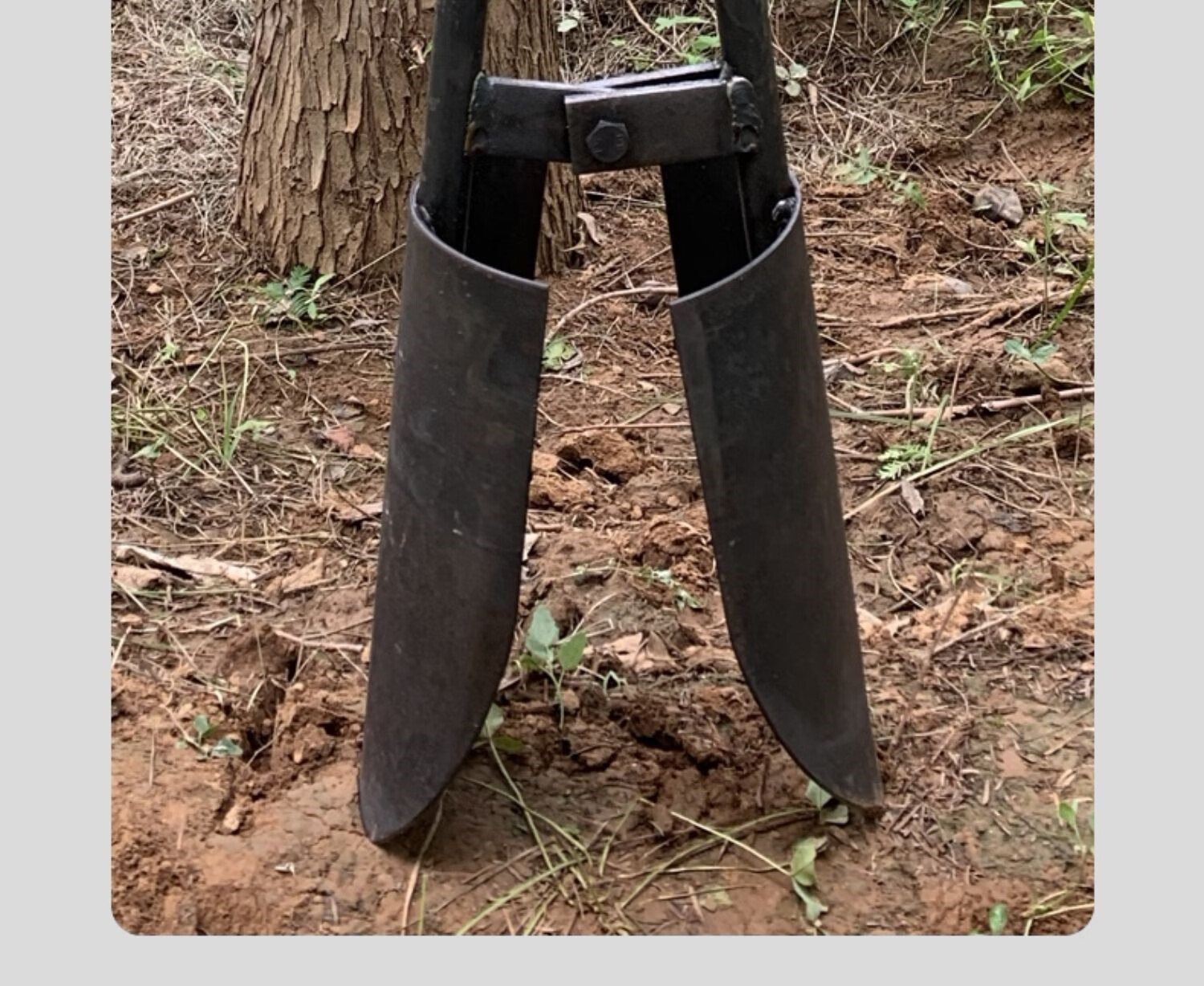 锰钢对锨夹板掀锹勺掏土挖电线杆电力工具神器树坑洛阳铲打洞电杆 全