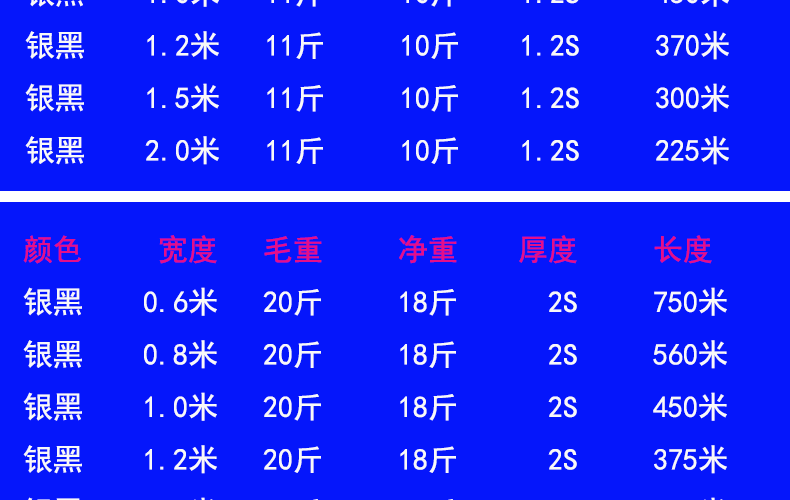 农用反光膜价格表图片