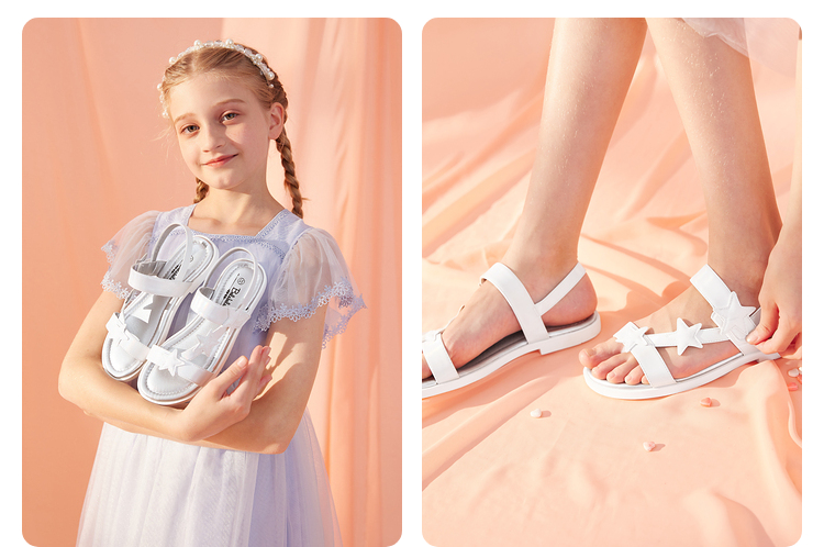 巴拉巴拉官方童鞋儿童凉鞋女大童防滑可爱童趣萌2021新款夏季鞋子哑叻