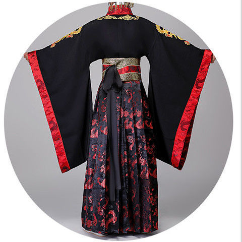 dicify新品龙袍汉服古代秦始皇服装秦朝皇帝服大王汉武大帝天子服龙袍