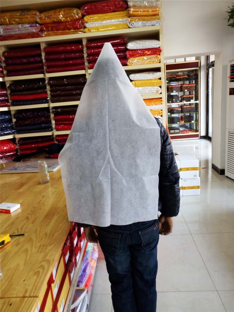 一次性孝衣 殡葬孝衣孝服无纺布一次性丧服披麻戴孝独立包装满可 黄色