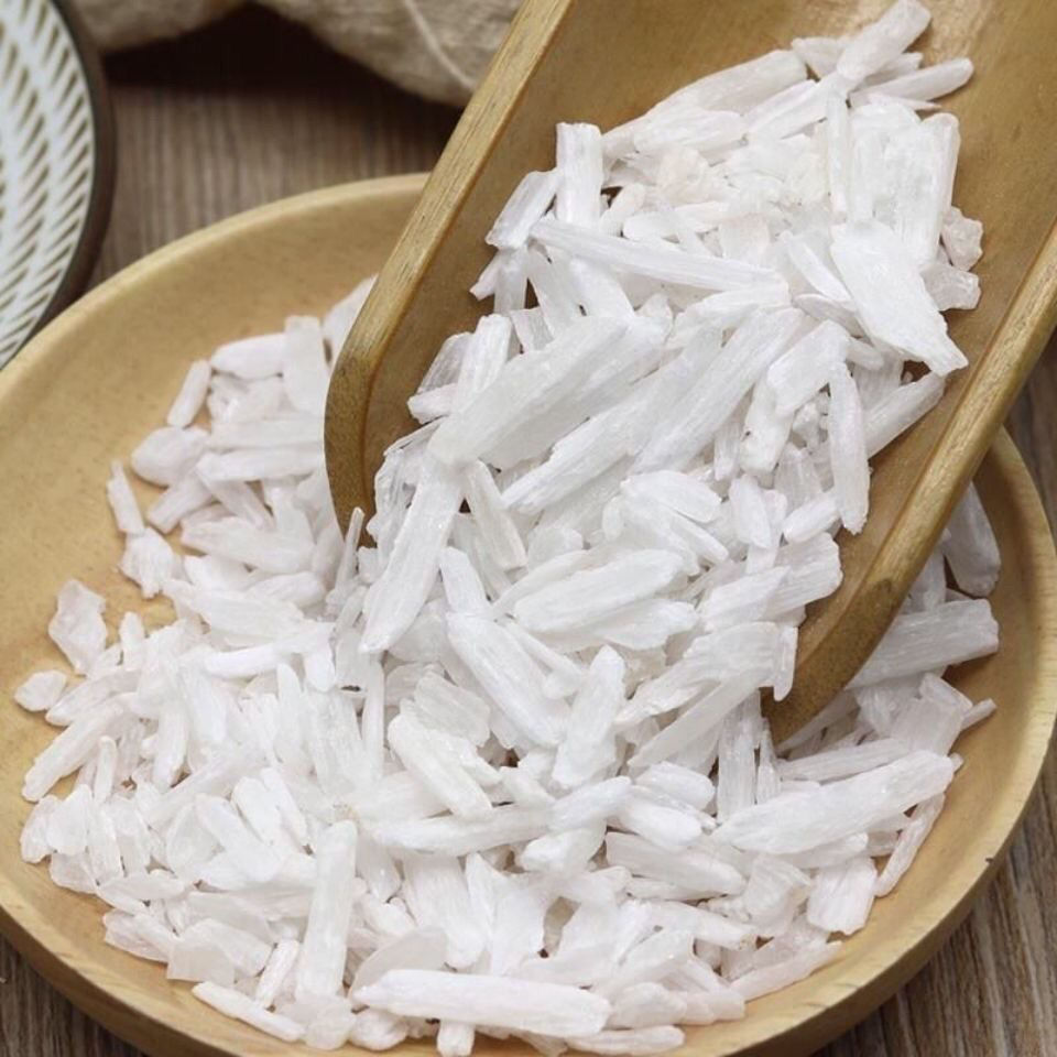 伟博中材矿石用石膏生石膏粒石膏粉生石膏煅石膏500g1000g克 生石膏粒