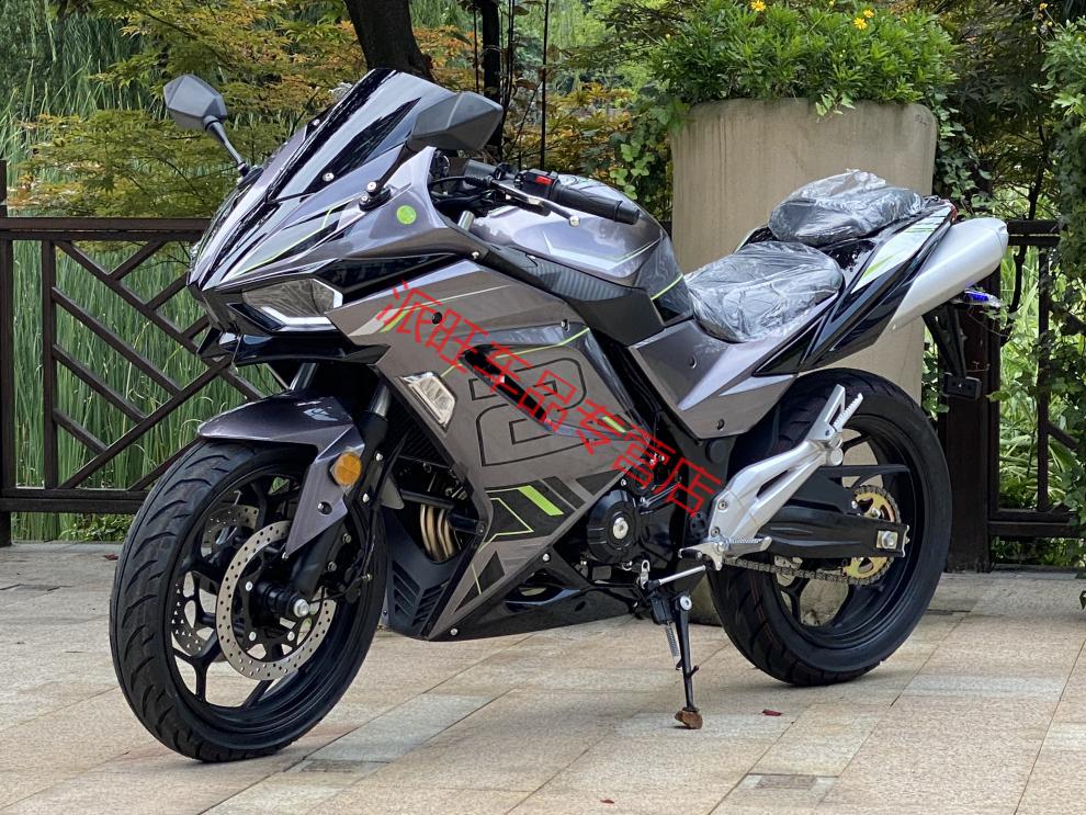 定制全新国产h2款式摩托车400cc双缸水冷电喷跑车机车大排量重型趴赛