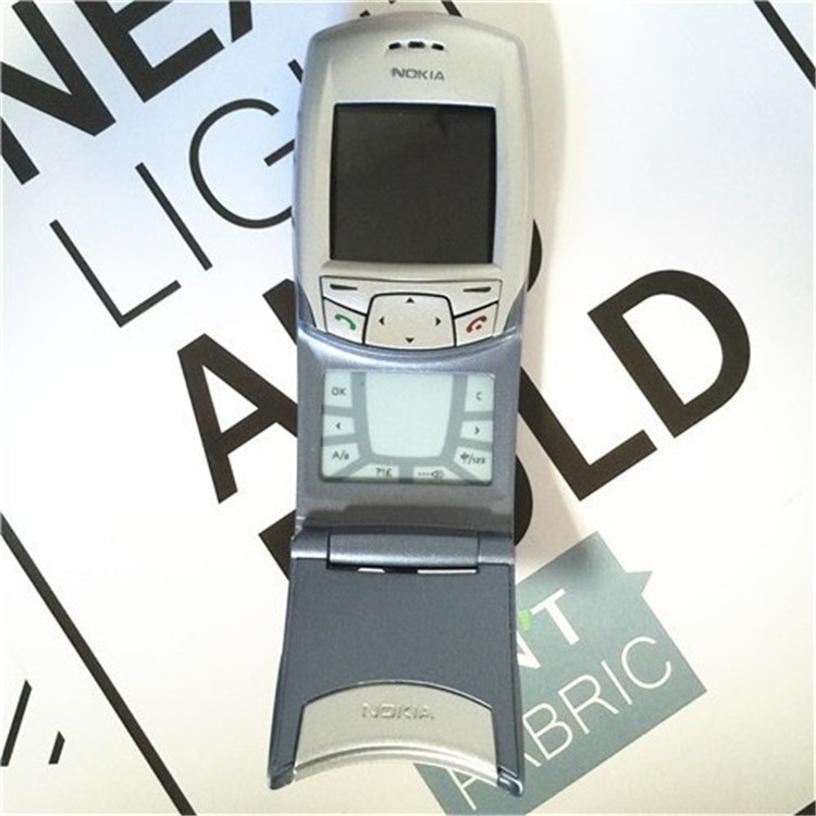 nokia/诺基亚6108 经典翻盖手写情怀按键移动手机学生怀旧备用机 蓝色