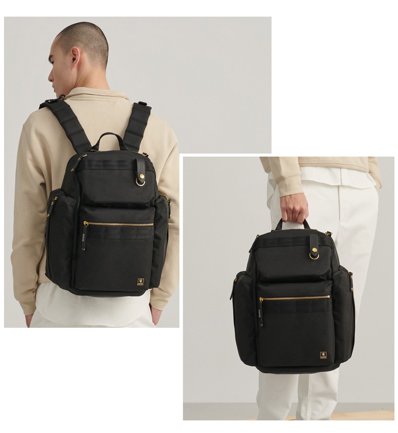 porter旗舰newheat大容量多夹层耐磨尼龙男双肩包电脑包附独立电脑